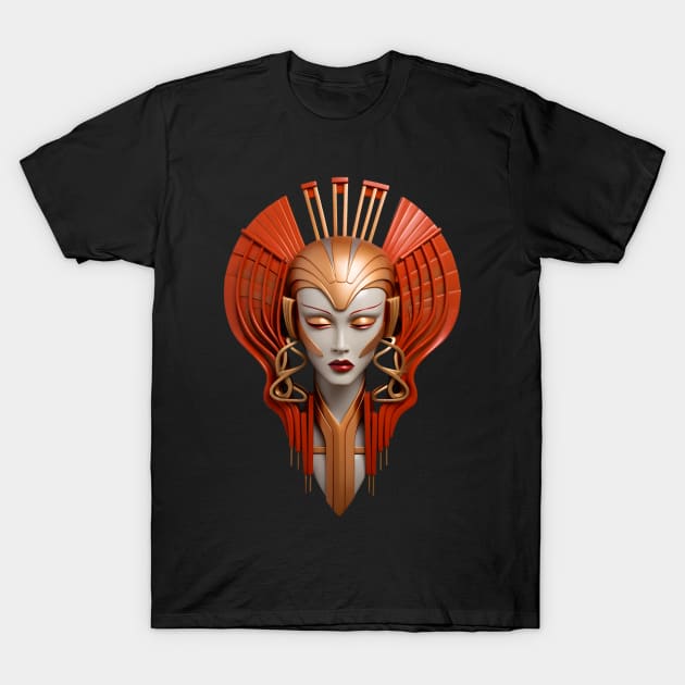 Art Deco Design 09 T-Shirt by Mistywisp